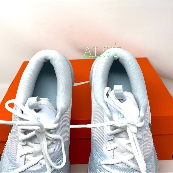 Nike Zoom Assersion White Glacier Blue Men Sneaker - Picture 5 of 10